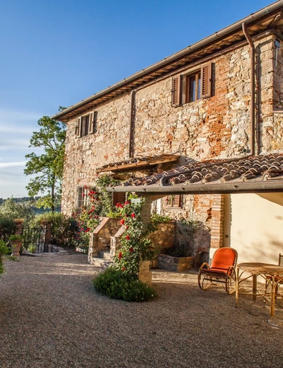 Historic Villa le Barone with terrace in Greve, Tuscany
