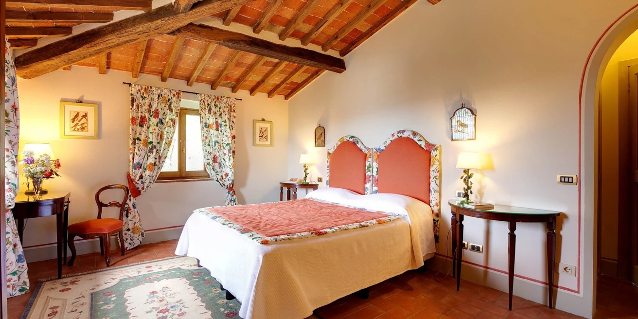 Zimmer in der Villa Le Barone, Greve in Chianti