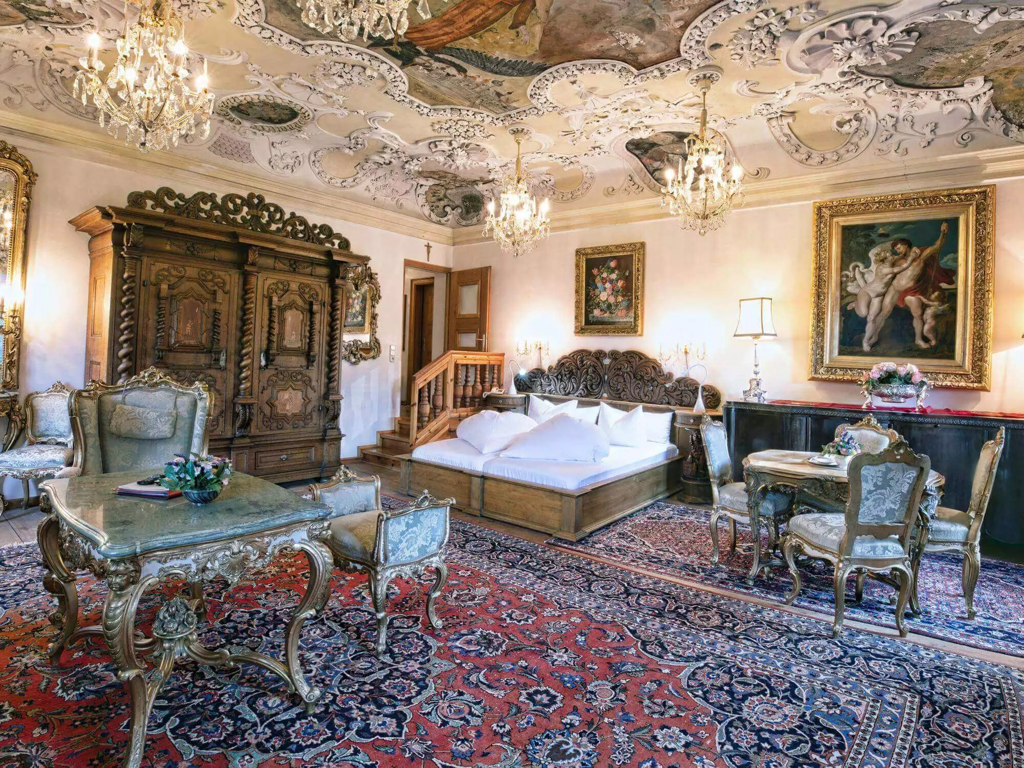 Kaiser Joseph Suite im Hotel Schloss Fernsteinsee in Nassereith, Tirol