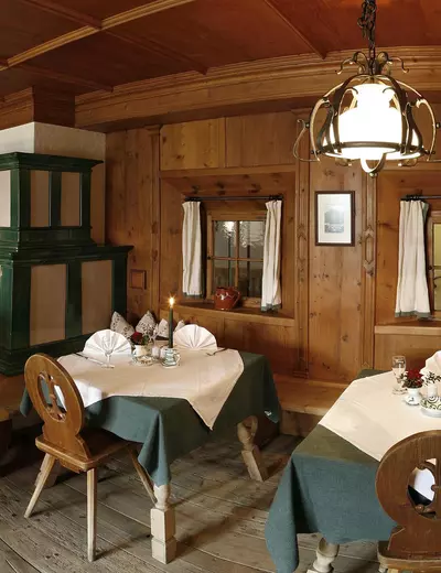 Dining room at Gasthof Herrnhaus in Brixlegg, Alpbachtal