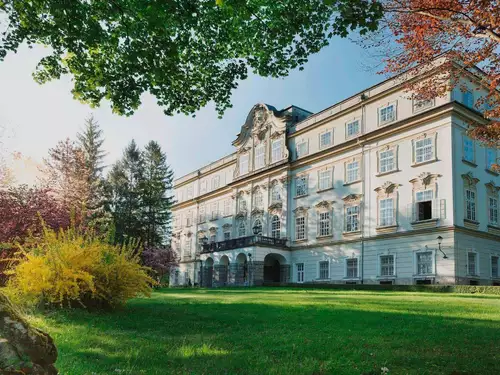 Exterior view of Hotel Schloss Leopoldskron in Salzburg
