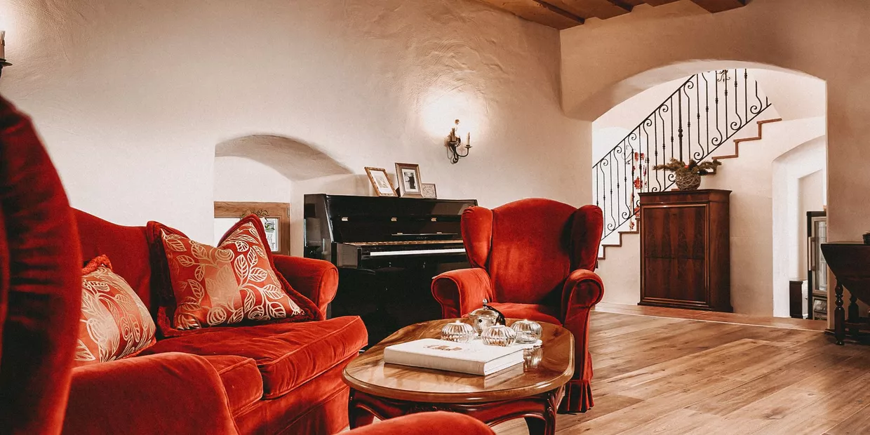 Lounge at Hotel Schloss Mittersill, Pinzgau region